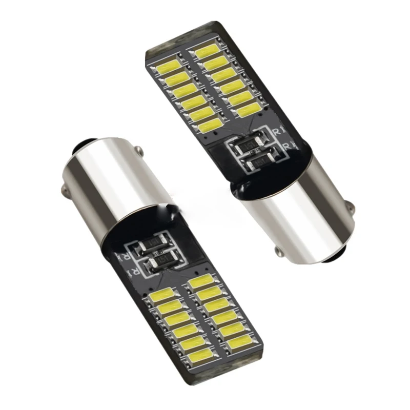 1 шт. T4W BA9S Canbus светильник неполярный 24SMD 4014 светодиодная безотказсветодиодный