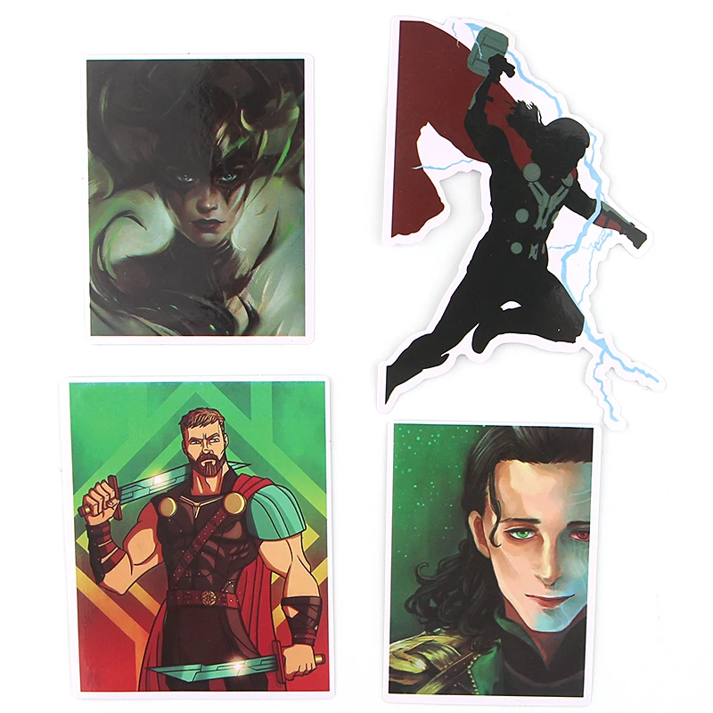 PC257 1 комплект Thor Loki стикер водонепроницаемый для ноутбука мото скейтборд багаж гитара Furnitur Наклейка s
