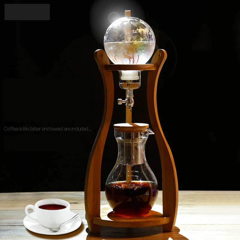 

L-BEANS High Borosilicate Glass Home Or Commercial Ice Drip Coffee Machine