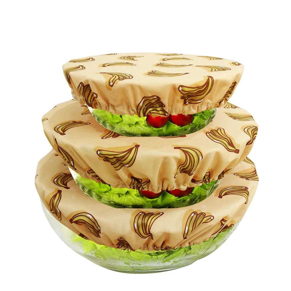 

Чехол для кухонного хранения, растягивающаяся крышка, посуда для приготовления пищи, домашний декор из ТПУ, маленький, средний, большой, нов...