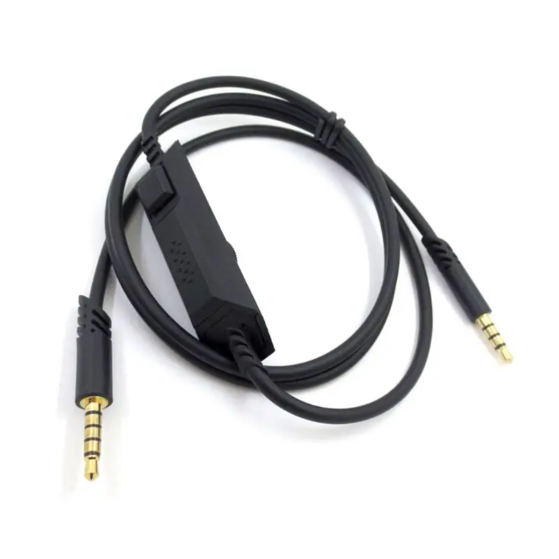 

Black AUdio Earphone Cable for Logitech Astro A10 A40 Gaming Headset R9JB