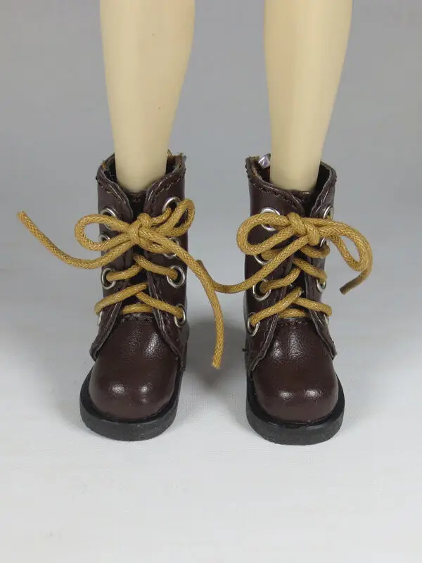 

1/6 Deep Brown Women's Martin boots Shoe For 12" UD LD VC Female Figure Body