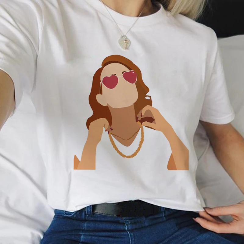 

Summer New Fashion Short Sleeve Women T-shirt Ameria Singer Graphic Printed Ladies Tshirts Girls Harajuku Casual Tops Tee