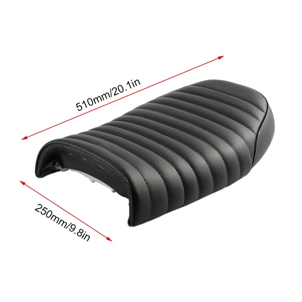 Мотоциклетная Подушка на сиденье в стиле ретро винтажное удобное седло для Кафе