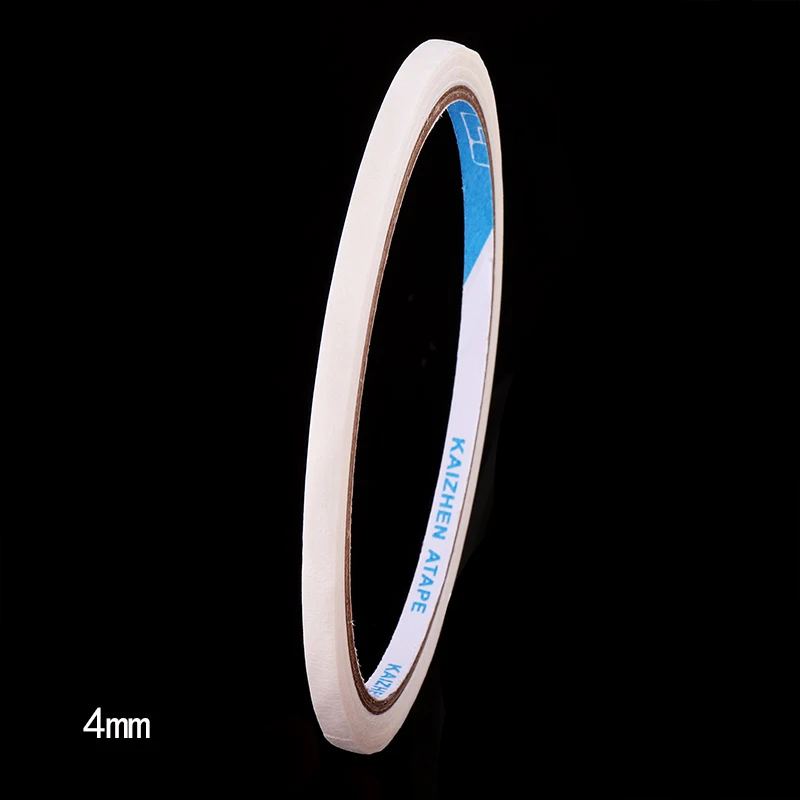 4mm Monja 1 шт. 3/4/5 мм нейл-арта в полоску клейкой ленты рулона руководство по украшению Дизайн Советы DIY Белая полосатая наклейка маникюрных инструментов - Цвет: 4mm
