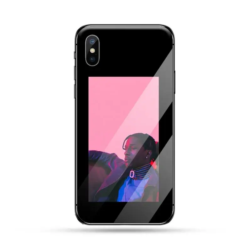 

ASAP Rocky famous Rapper luxury protective Phone Case funda Tempered glass For iphone 5C 6 6S 7 8 plus X XS XR 11 PRO MAX