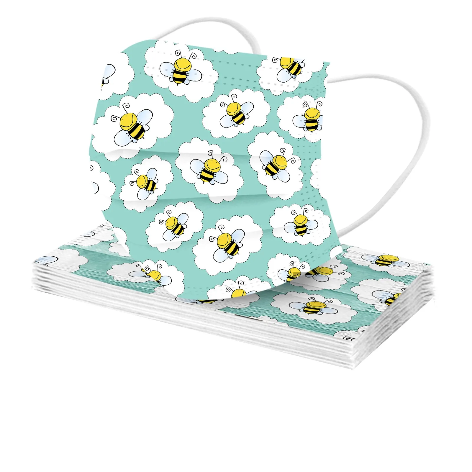 50 шт. одноразовые маски для лица взрослых 3 слоя | Тематическая одежда и униформа