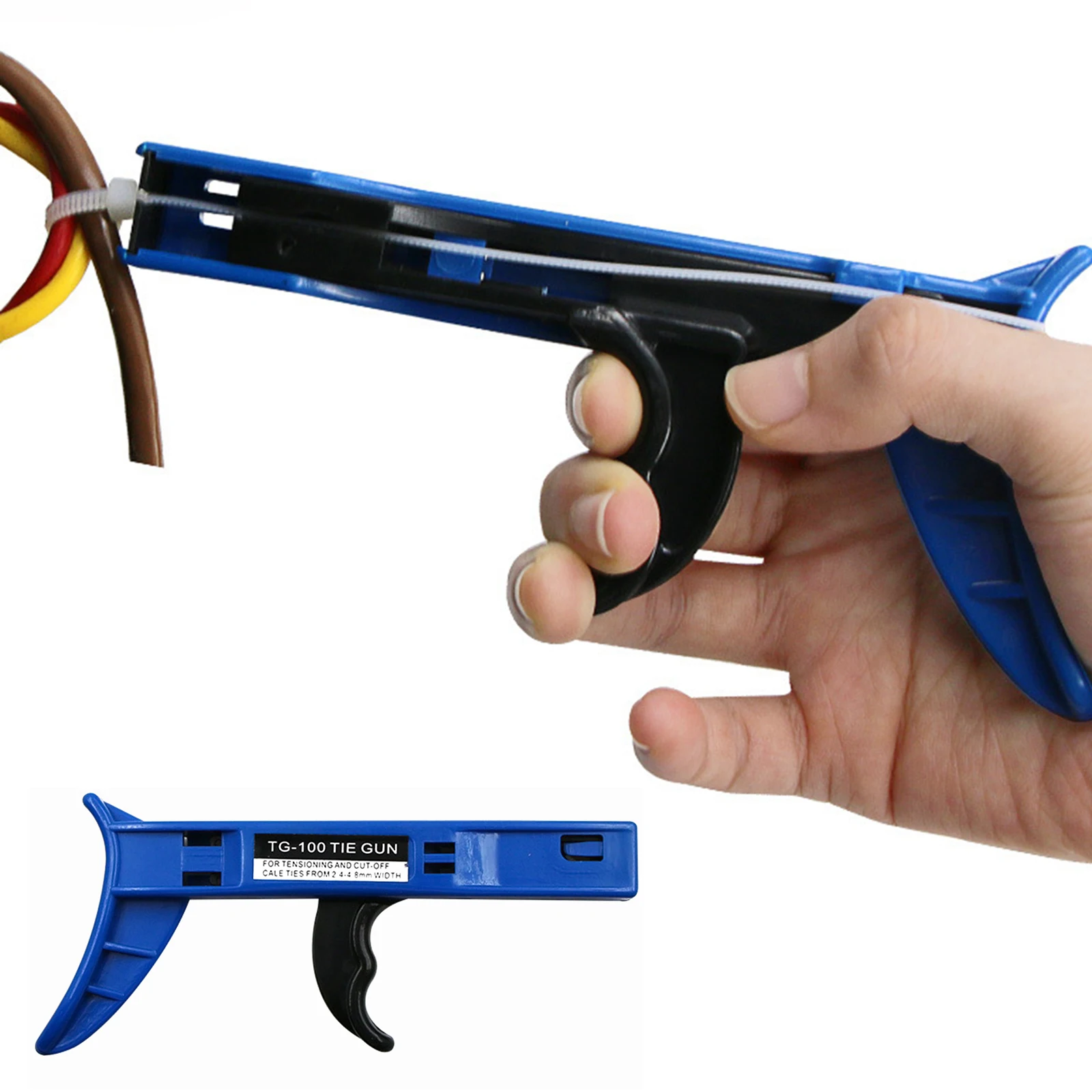 Пистолет для кабельных стяжек инструмент крепления пластиковых нейлоновых или