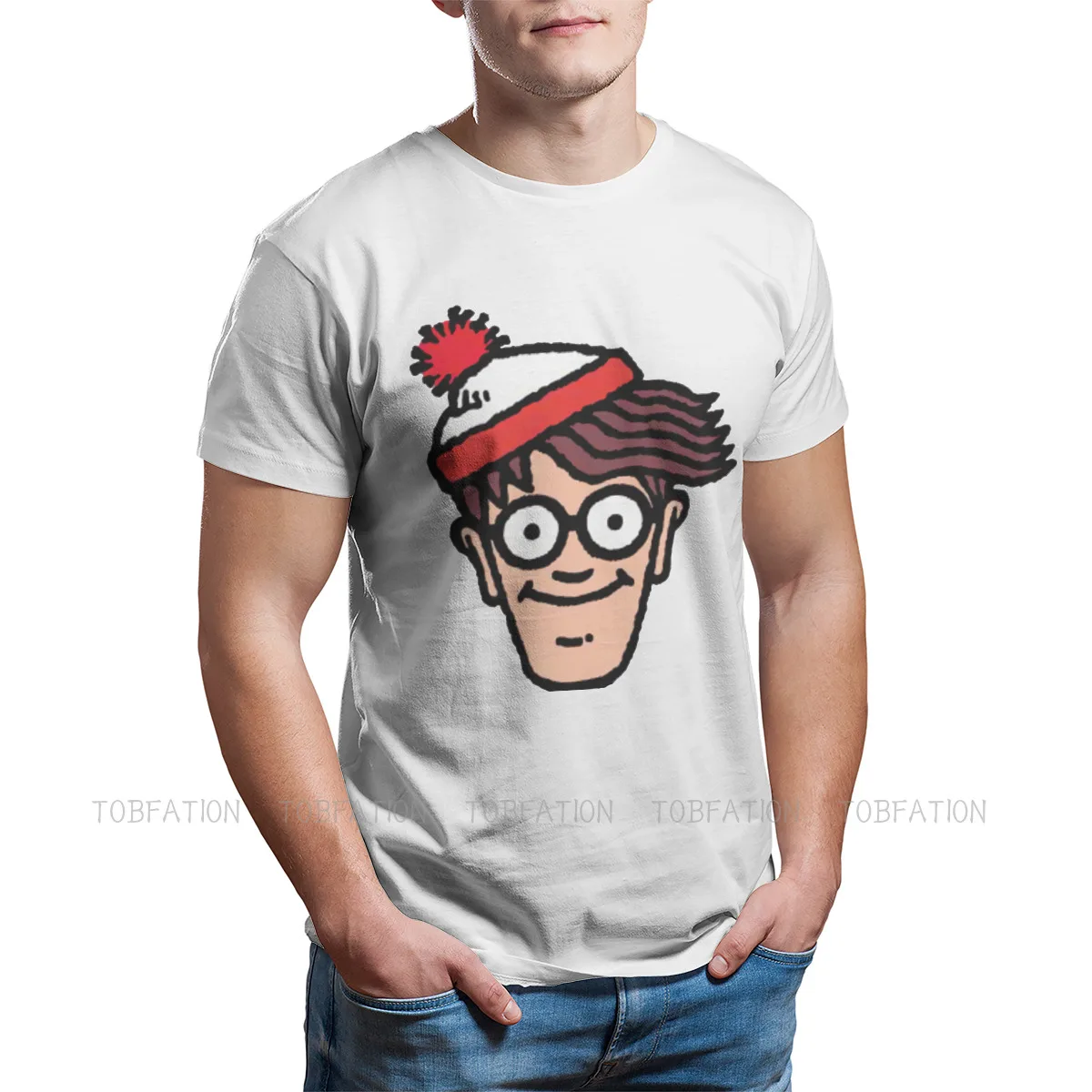 Cool Hip Hop TShirt Where's Wally Waldo TV Leisure Plus Size T Shirt Summer T-shirt For Adult | Мужская одежда