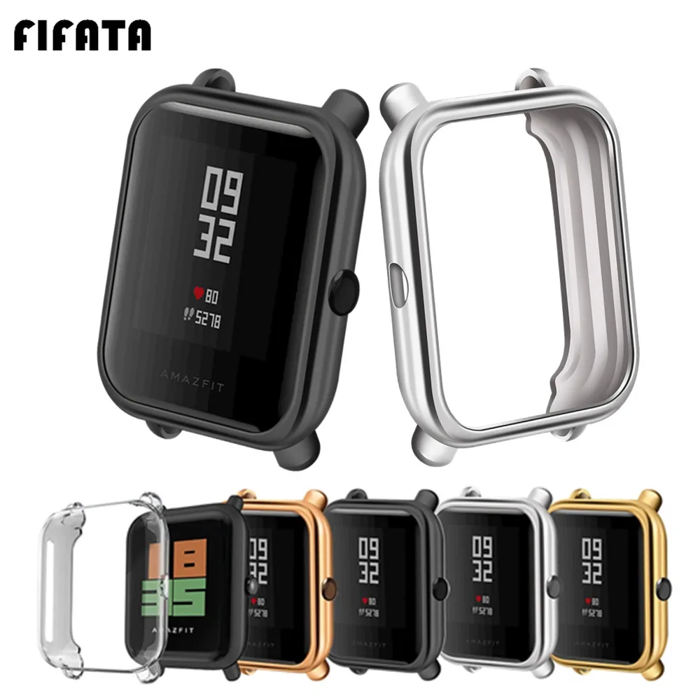 Защитная рамка из ТПУ для смарт часов Xiaomi Huami Amazfit Bip|Смарт-аксессуары| |
