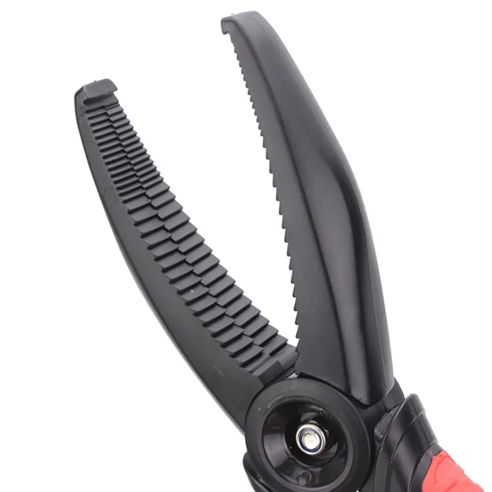 

Fishing Plier Scissor Rubber With ABS Interlaced Saw Tooth Clamp Pliers Control Fish Use Tongs Multifunction Scissors Q