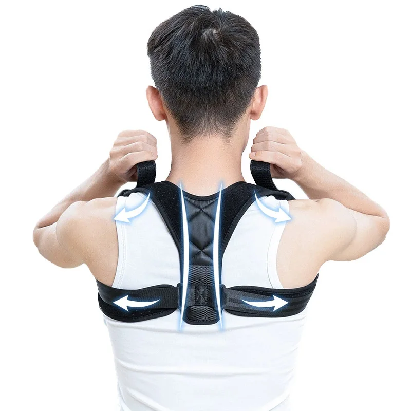 Профессиональный поддерживающий пояс для спины регулируемый Корректор Осанки