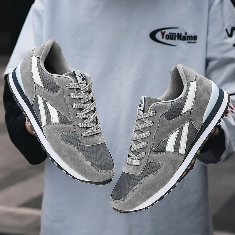 

Size 36-45 Men Shoes High Quality Suede Leather Casual Shoes Male New Brand Fashion Walking Sneakers Basket Femme Tenis Feminino