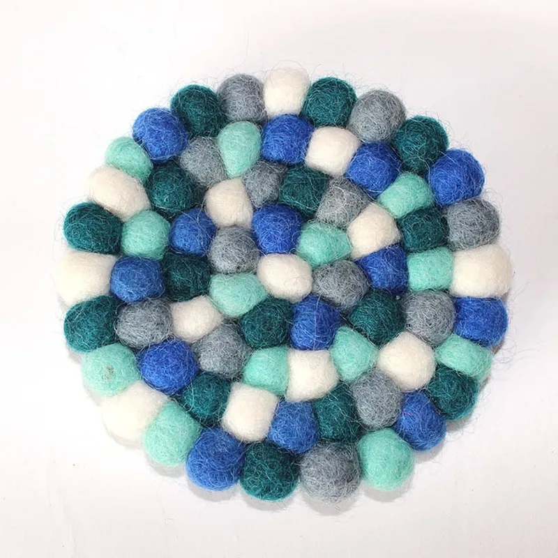 Подставка из войлока ручной работы круглые и квадратные подставки подставка под