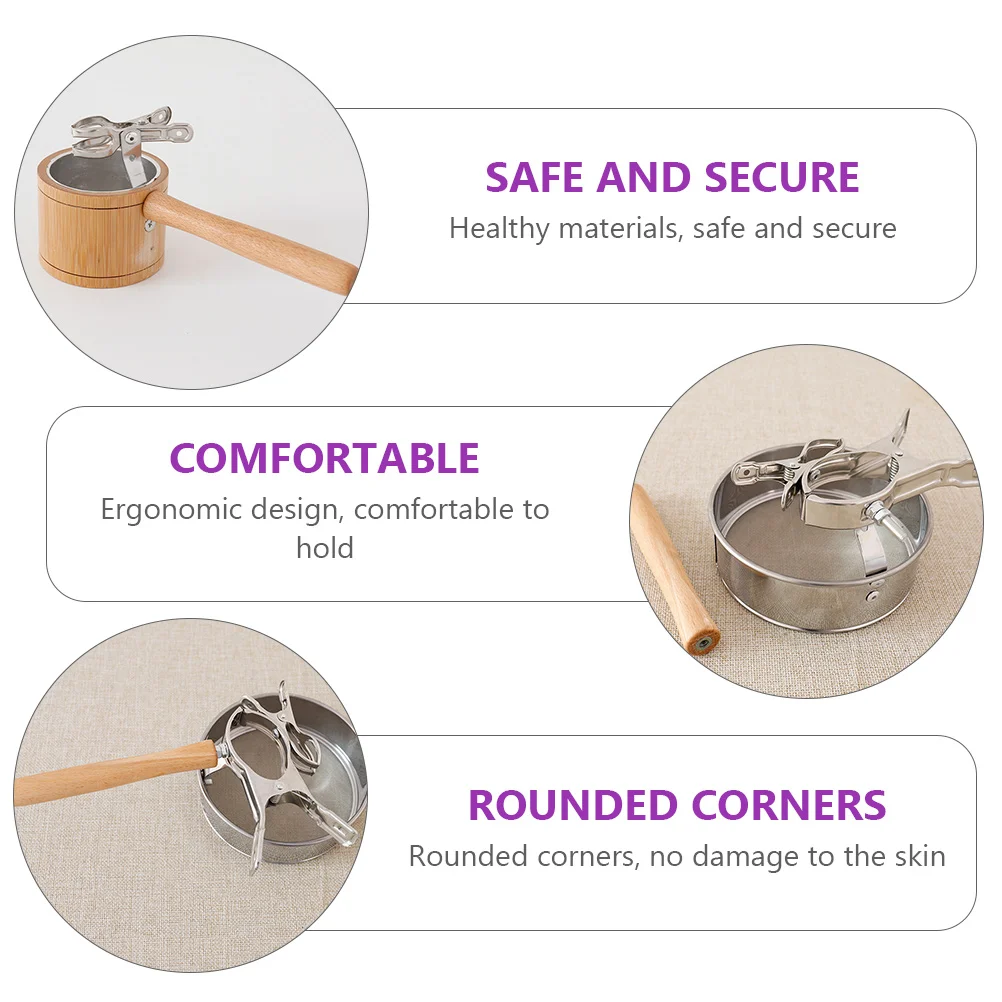 1 Набор деревянных ручных подставок для прогревания | Красота и здоровье