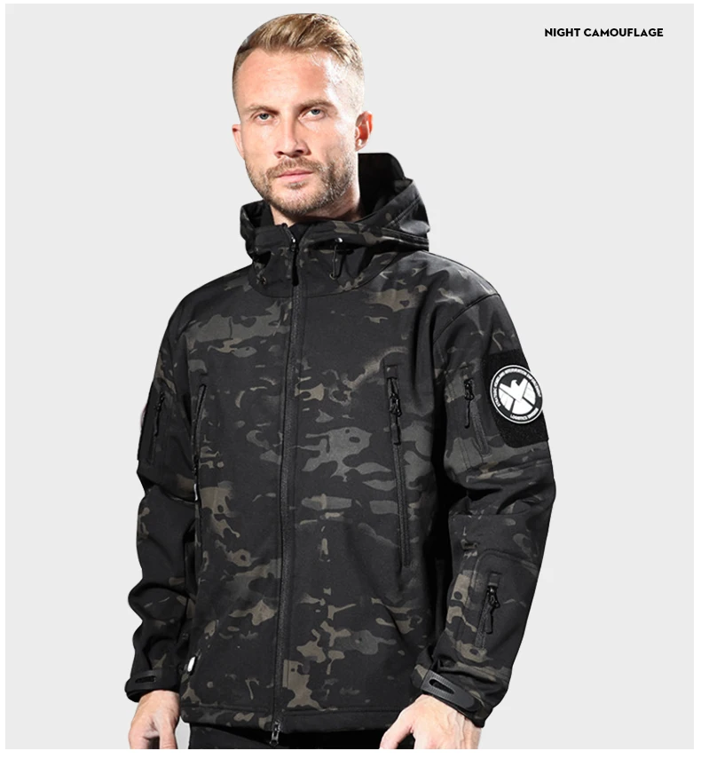 Флисовая охотничья куртка Мультикам ANTARCTICA Мужская Военная тактическая одежда