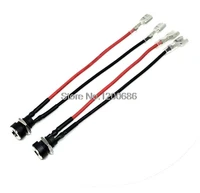20awg 20cm 6 3 female 2 1mm x 5 5mm female dc inlet jack panel mount wiring harness