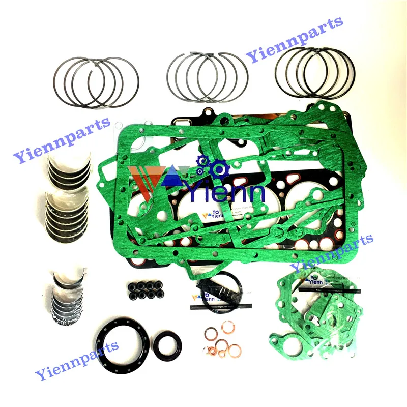 

For Isuzu 4HF1 Overhaul Re-ring Kit With Piston Ring Set Bearing Set NPR300 Truck WPN400 NKR66 Truck Engine Repair Parts