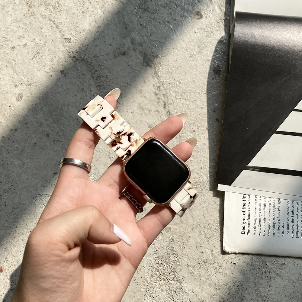 Newest Strap for Apple Watch Band Series 6 SE 5 4 321 Transparent for Iwatch bracelet 38mm 40mm Watchband accessories 42mm 44mm