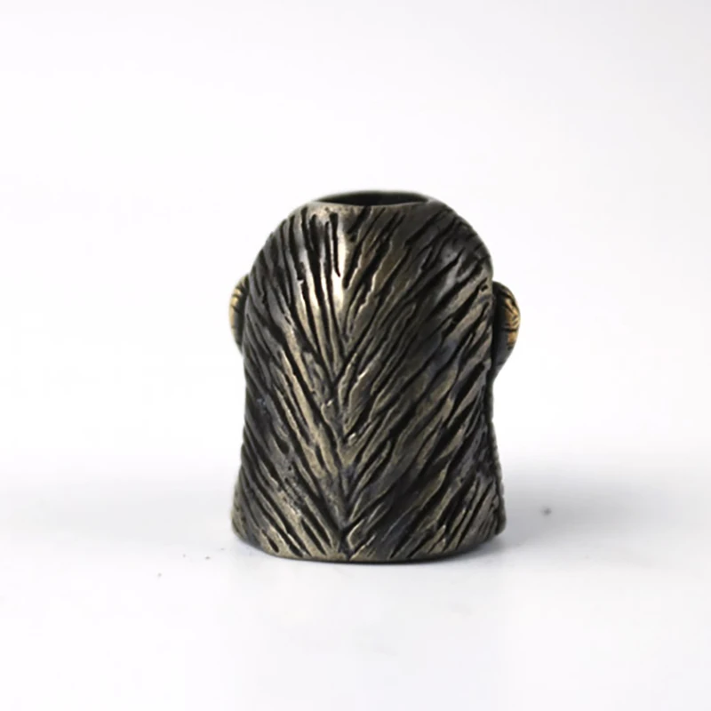 Фото EDC нож бусины латунь Mellivora Capensis бусы на шнурок Паракорд нож брелок инструмент подвеска №2
