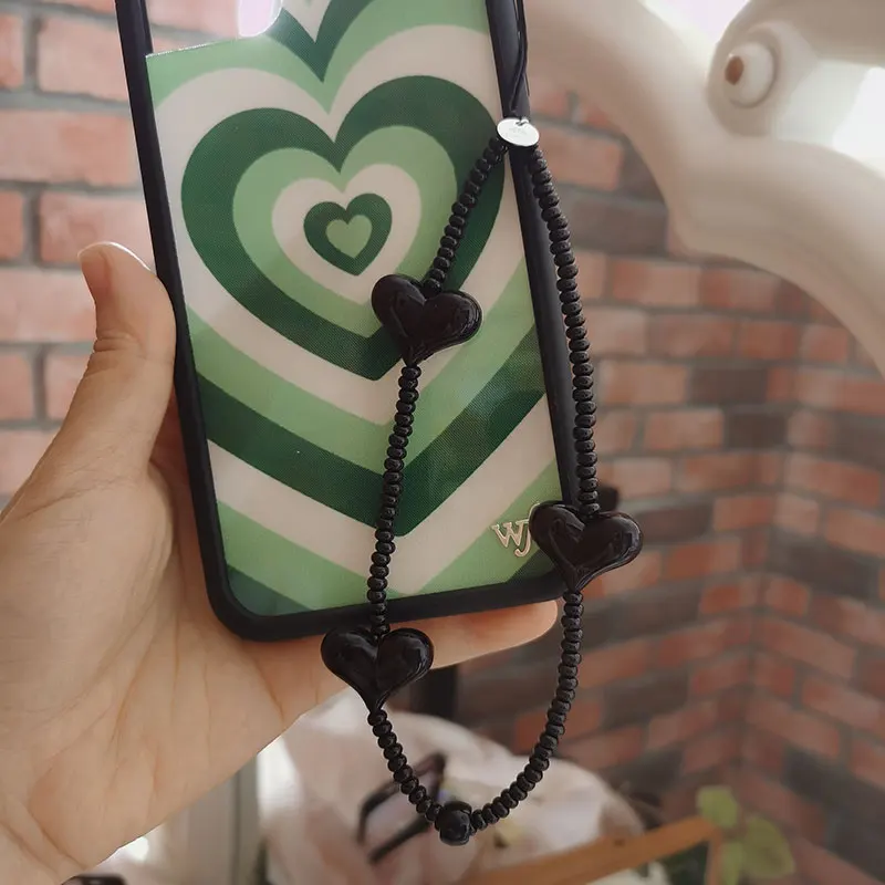 Новинка 2021 модная женская цепочка черного и розового цвета с искусственным