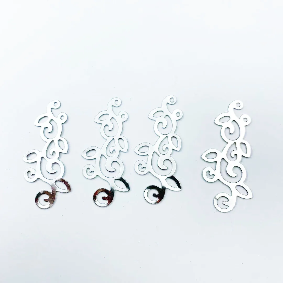 30 шт. золотистые/Серебристые Металлические коннекторы для украшений сделай сам 39