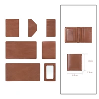 hand sewn diy leather wallet fabric sewing tools leather cutting patterns cowhide leather fabric diy leather materials bags