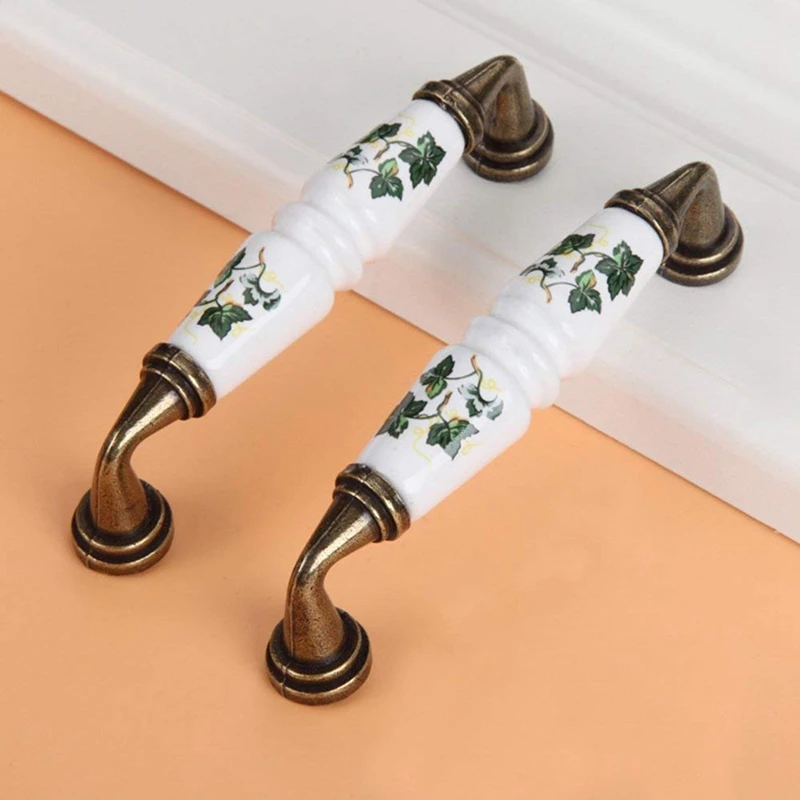 Ручка шкафа мебель ручка бар ручки дверная кухонные керамическая ящика 128
