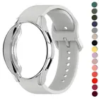 Силиконовый чехол и ремешок для Samsung Galaxy Watch 4, классический спортивный браслет для Galaxy Watch 4, 46 мм 42 мм 44 мм 40 мм