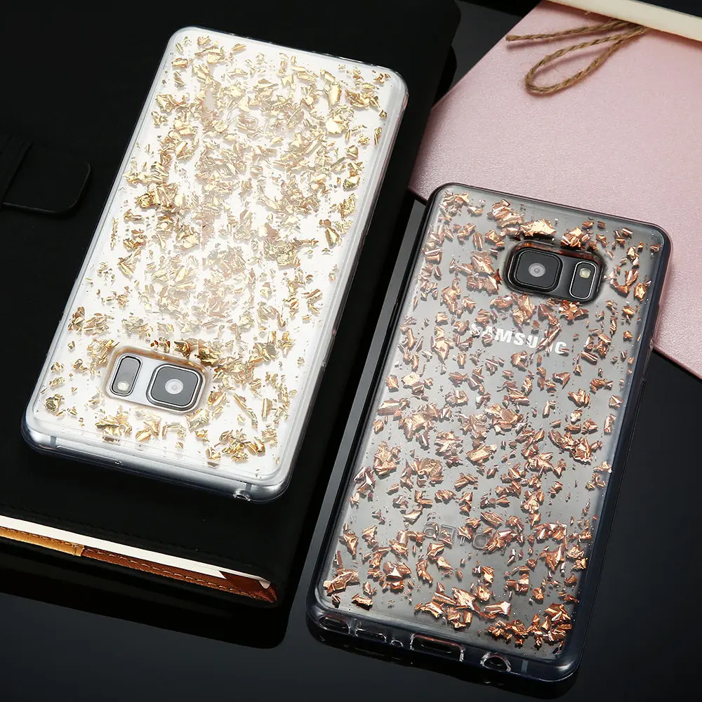 Роскошный чехол KISSCASE с золотой фольгой для samsung Note 4 5 8 A J 3 7 чехлы блестящими