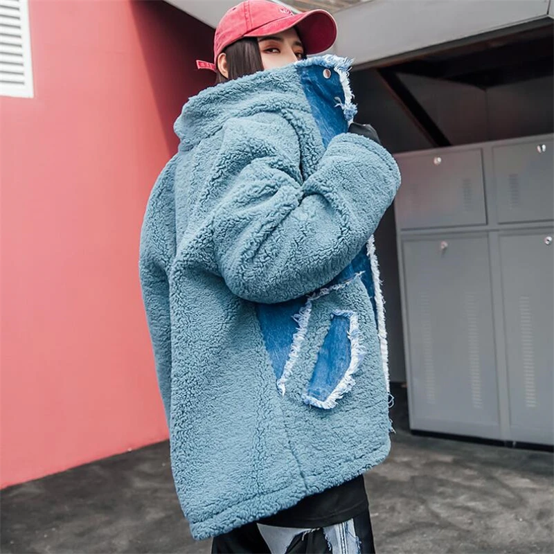 Женское кашемировое толстое теплое пальто из овечьей шерсти Осень-зима мягкие