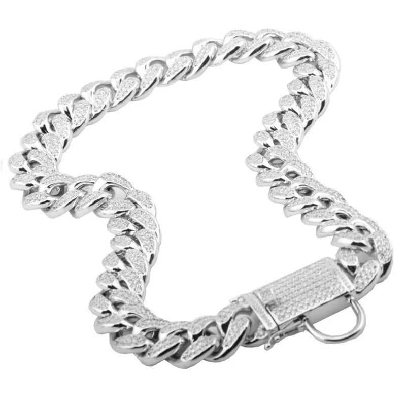 18 мм из нержавеющей стали металлические собаки тренировочный дроссель цепи