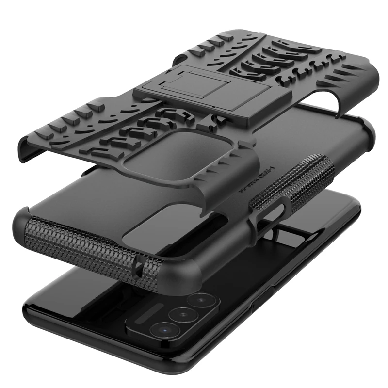 Cover For Oppo A54 5G Case Bumper Dual Layer Armor Cover For Oppo A54 A74 A94 A95 A15S A53 A36 A76 A96 Case For Oppo A54 5G Case