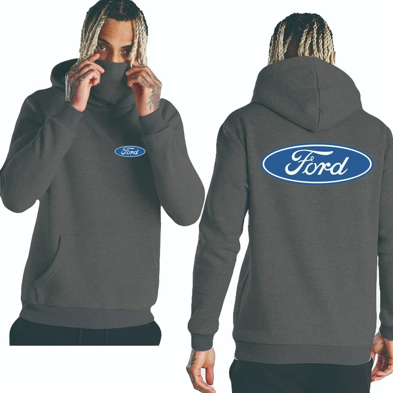 

2021NEW Men's Hoodie Ford Car Logo printing Fashion Cotton high quality cotton wool hoodie Men's Hoodie tops