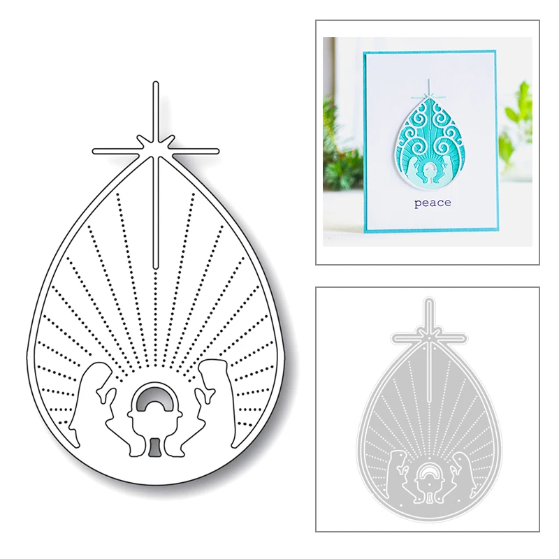 Новинка 2020 г. рельефные металлические штампы с изображением христианского