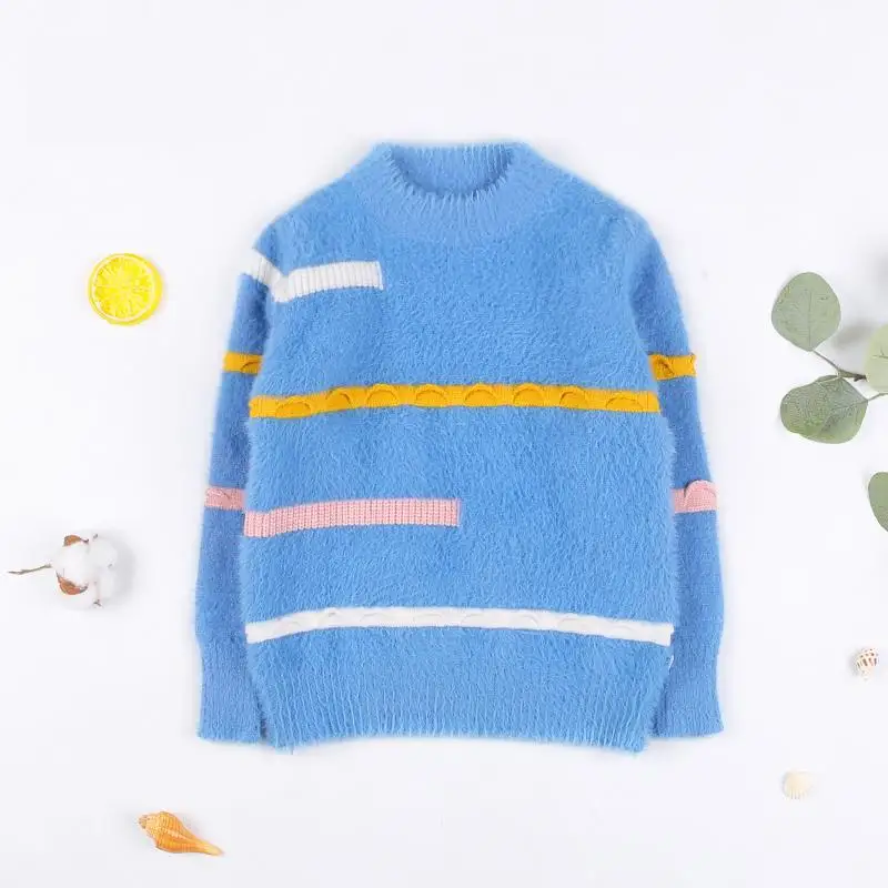 Детский свитер Модный пуловер с длинными рукавами для маленьких мальчиков и