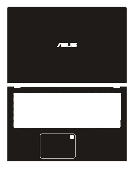 Чехол наклейка из углеродного волокна для ноутбука ASUS VIVOBOOK A512 A512D 15 6