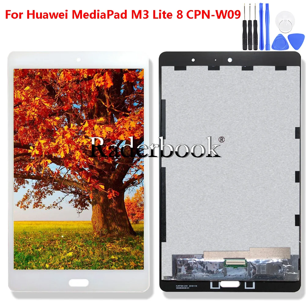 ЖК-дисплей 8 дюймов + цифровой преобразователь сенсорного экрана в сборе для Huawei