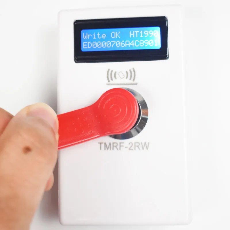 TM RFID Copier Duplicator Handheld RW1990 TM1990 DS1990A Ibutton TM1990A I-Button 125KHz EM4305 T5577 EM4100 Card Reader | Безопасность