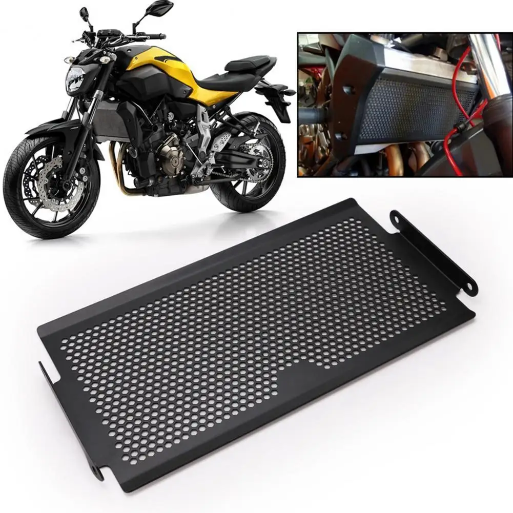

Прочная защита радиатора мотоцикла, защитная крышка масляного радиатора для Yamaha MT07 14-18, аксессуары для мотоциклов, товары