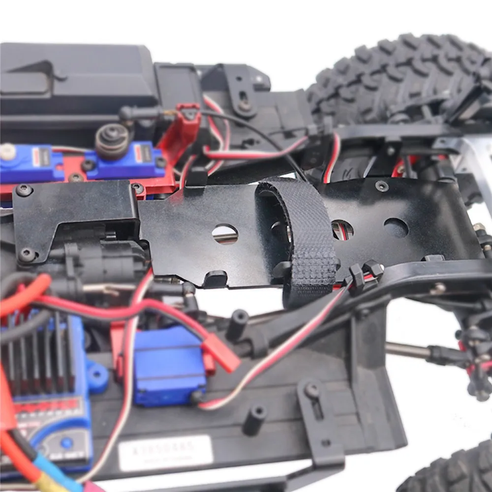 Поддон для батарей из алюминиевого сплава с низкой LCG Traxxas trx 4 TRX4 DIY E REVO RC
