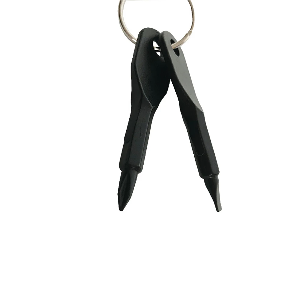 Портативная шлицевая отвертка с брелоком Мини карманный инструмент для ремонта