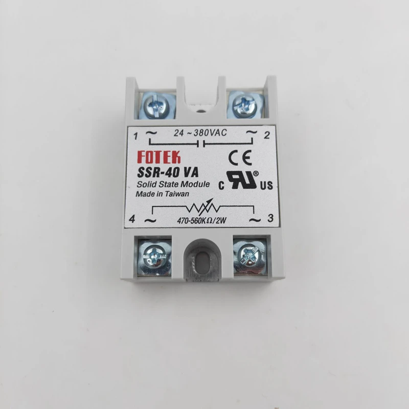 Твердотельное реле SSR 40VA 10VA 15VA 25VA 50VA 60VA 75VA 80VA 100VA 470 560k Ohm TO 24 380VAC регулятор