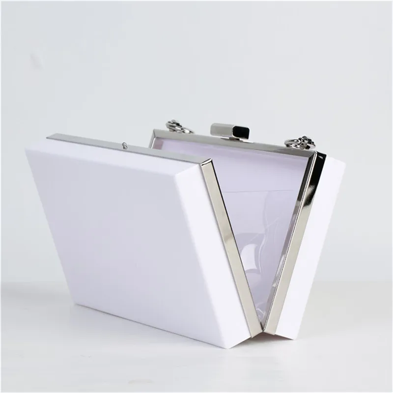 Индивидуальный акриловый клатч персонализированная вечерняя Женская сумочка