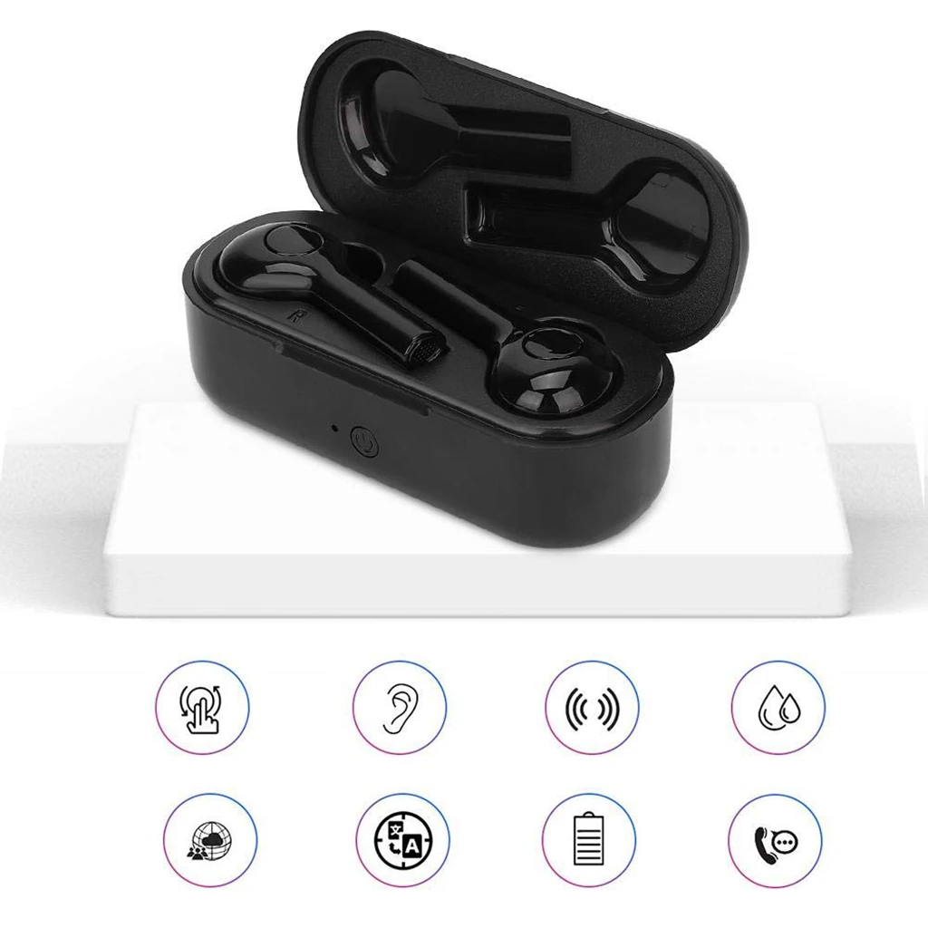 Портативный мини беспроводной Bluetooth в режиме реального времени голосовой переводчик наушники умный голосовой переводчик наушники мгновенный голосовой переводчик
