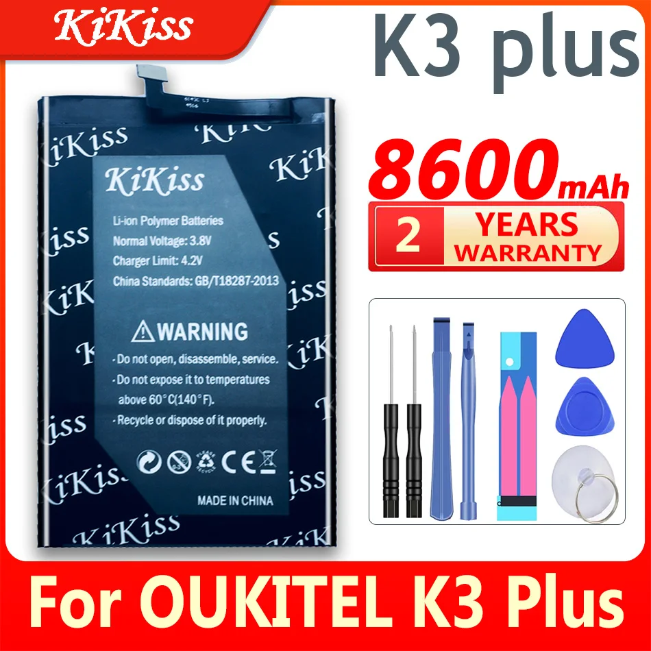 

Для OUKITEL K3 Plus мобильный телефон заменяемый аккумулятор для OUKITEL K3 Plus 8600 мАч