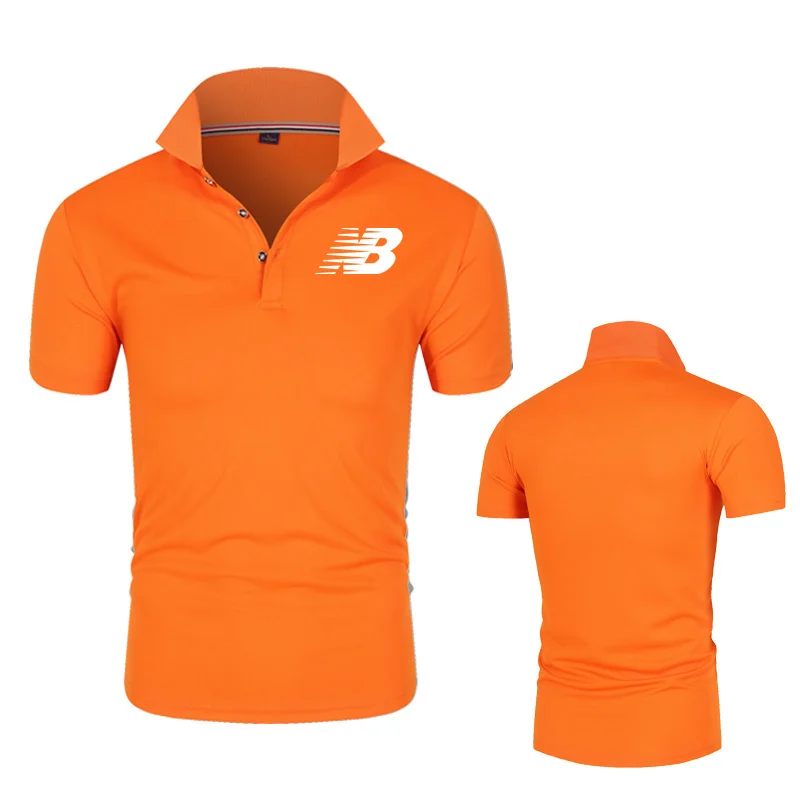 

2021 NB Polo Shirt Short Sleeve Summer Handsome T-shirt Fashion Men's Polo Shirt Breathable Men's Two-piece Suit