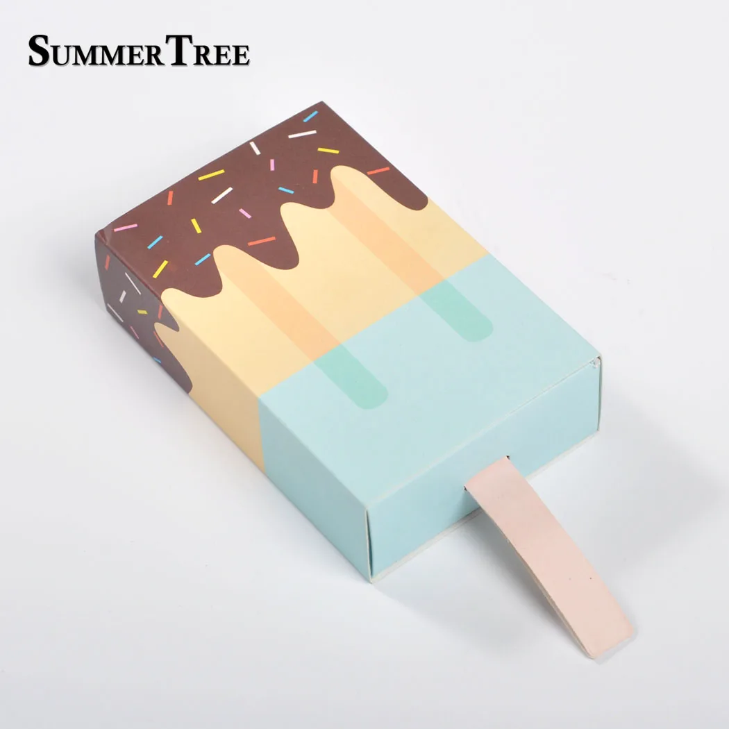 10 шт. DIY Мороженое Конфета коробка лечения детей день рождения Popsicle конфеты