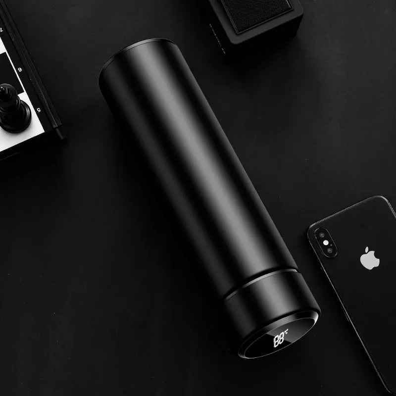 

Bottle 500ml Vacuum Flasks Led Digital Temperature Display Stainless Steel Insulation Mugs Intelligent Thermo cups