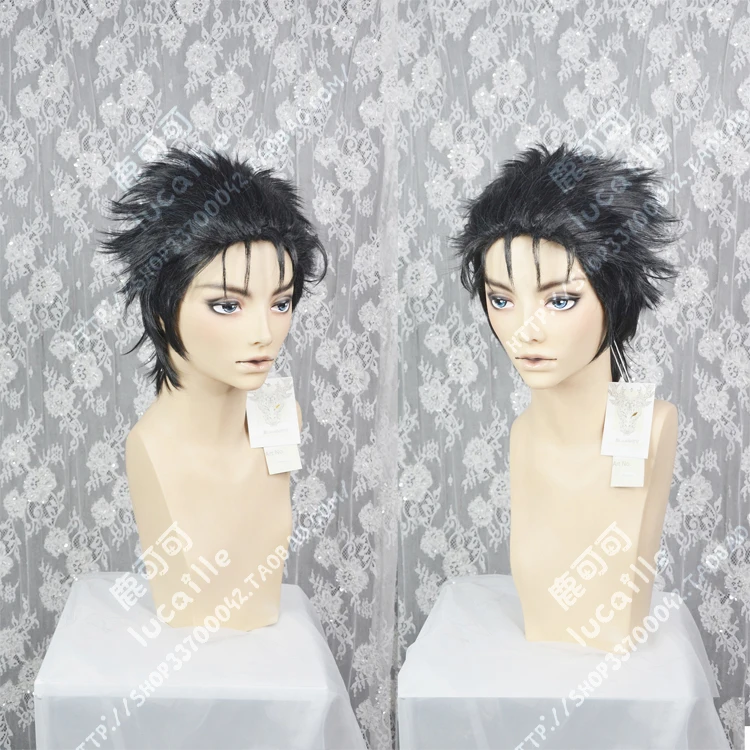 Аниме Steins Gate Okabe Rintarou черные короткие термостойкие синтетические волосы для